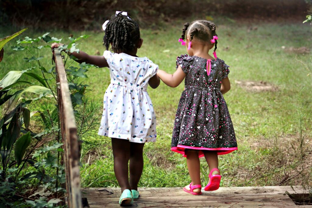 children playing