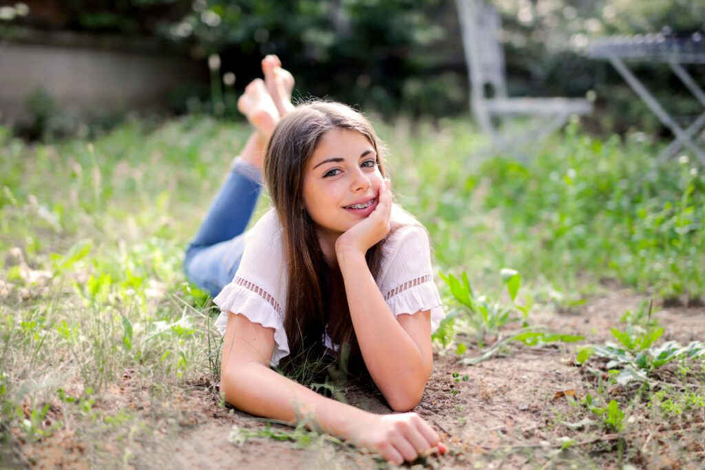 girl with braces